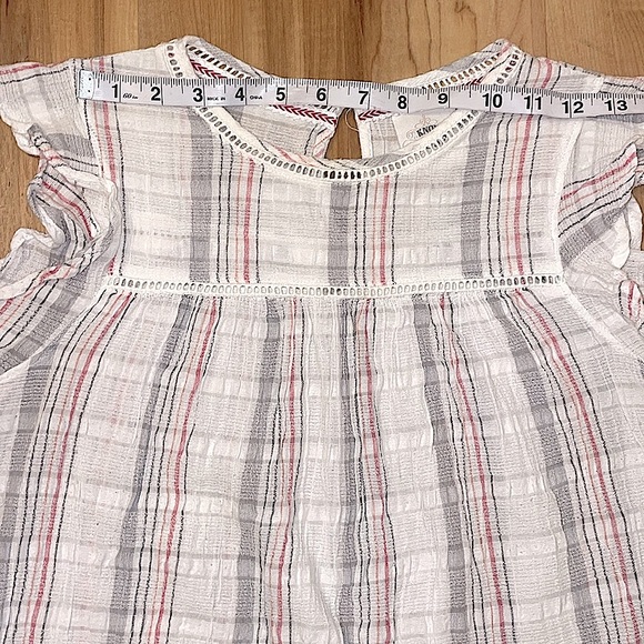 Knox Rose ruffle cap sleeve top size S - Picture 6 of 8